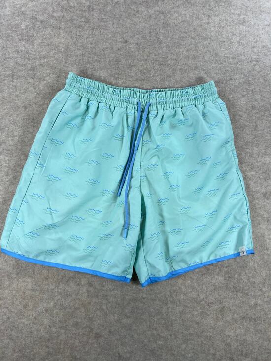 Love and Grow Other - Love and Grow Men's Ocean Wave Swim Shorts Size Large